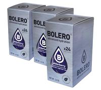 SET 72 BOLERO DA 3 GRAMMI ELDERBERRY Preparato istantaneo per Bevande con Stevia e Vitamina C e Senza Zucchero