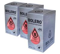 SET 72 BOLERO DA 3 GRAMMI GRAPEFRUIT TONIC Preparato istantaneo per Bevande con Stevia e Vitamina C e Senza Zucchero