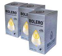 SET 72 BOLERO DA 3 GRAMMI Ice Tea Lemon Preparato istantaneo polvere solubile in bustine Sticks per Bevande con Stevia e Vitamina C e Senza Zucchero ideale per fitness e diete
