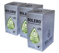 SET 72 BOLERO DA 3 GRAMMI White Grape Preparato istantaneo polvere solubile in bustine Sticks per Bevande con Stevia e Vitamina C e Senza Zucchero ideale per fitness e diete