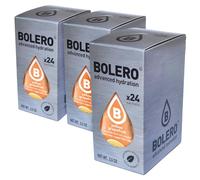 SET 72 BOLERO DA 3 GRAMMI YELLOW GRAPEFRUIT Preparato istantaneo per Bevande con Stevia e Vitamina C e Senza Zucchero