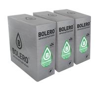 SET 72 BOLERO DA 9 grammi Cucumber Preparato istantaneo polvere solubile in bustine Sticks per Bevande con Stevia e Vitamina C e Senza Zucchero ideale per fitness e diete
