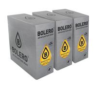 SET 72 BOLERO DA 9 grammi Lemon Tonic Preparato istantaneo polvere solubile in bustine Sticks per Bevande con Stevia e Vitamina C e Senza Zucchero ideale per fitness e diete