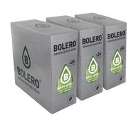 SET 72 BOLERO DA 9 grammi White Grape Preparato istantaneo polvere solubile in bustine Sticks per Bevande con Stevia e Vitamina C e Senza Zucchero ideale per fitness e diete