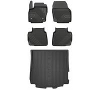 SET 77 Tappetini e tappetino per Ford Mondeo Mk4 Station Wagon 2012-2014 31 cm