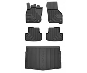SET 77 Tappetini e tappetino per VW Golf 8 Hatchback dal 2019 in poi