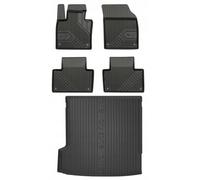 SET 77 Tappetini in gomma e copertura per Volvo XC90 2 dal 2014-
