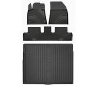 SET 77 Tappetini in gomma e copritappeto CITROEN C4 Picasso 2 2013-2019