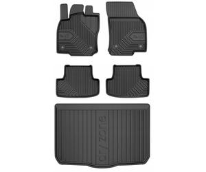 SET 77 Tappetini in gomma e tappetino AUDI Q2 dal 2016 in poi