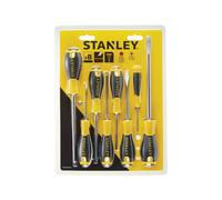 Stanley set 8 cacciaviti Essential kit giraviti assortiti lama croce piatta