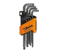 Set 9 chiavi combinate a cricchetto professionali con busta in tela Beta 141/B9