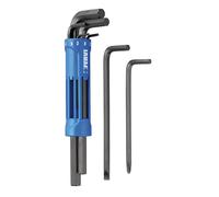 Set 8 chiavi esagonali 2-10 mm con manico multiuso Fervi 0558/ge