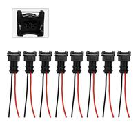 Set 8 connettori per iniettori carburante per bosch EV1 con design and play