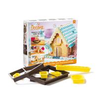 Set 8 Cutters Tagliapasta in plastica per casetta di marzapane 3D