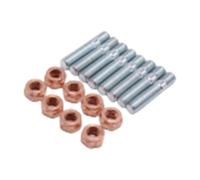 Set 8 dadi prigionieri del collettore di scarico per ricambi auto VW Golf