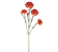 Set 8 Fiori Artificiali di Garofanello Altezza 62 cm Arancio