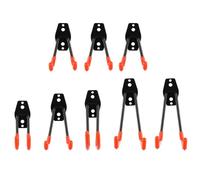 Set 8 Pezzi Ganci Professionali per Attrezzi da Garage Supporto Utensili con Vit