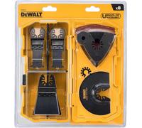 Set 8 pezzi lame multifunzione + carta abrasiva DeWalt DT20731-QZ