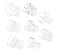 Set 8 Pezzi Teste di Ricambio in Plastica per Macchina per Trattamenti Viso | Facili da Conservare e Sostituire, Sicuri sulla Pelle, per Apparecchio Ossigeno Viso