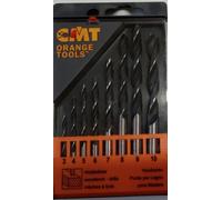 SET 8 PUNTE ELICOIDALI IN ACCIAIO SP PER LEGNO DIAMETRO 3 4 5 6 7 8 9 10