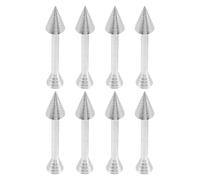 Set 8 Pz Aste in Alluminio per Decorare Torte: Strumenti per Creare Fiori di