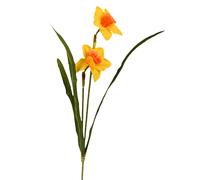 Set 8 Rami Artificiali Narciso con 6 Fiori H 70 cm