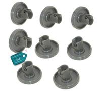 Set 8 Rotelle Lavastoviglie Universali per Cestello Inferiore | Resistente a umidità e alte temperature, Compatibile con Zanussi, AEG, Electrolux, Rex, Installazione senza attrezzi