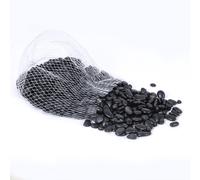 Set 8 Sassi Artificiali Decorativi Neri Mini di Fiume Peso 1 kg