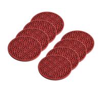 Set 8 sottobicchieri moderni e in silicone 10x10 cm per varie impostazioni