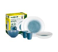 SET 8 STOVIGLIE DA CAMPEGGIO BRUNNER "METEORE" IN STONE TOUCH ANTISCIVOLO