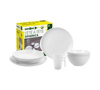 SET 8 STOVIGLIE DA CAMPEGGIO BRUNNER "SPHERICA" IN MELAMINA ANTISCIVOLO