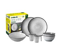 Set di stoviglie Tête-à-Tête Brunner 8 pezzi 2 persone Tivoli