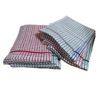 Set 8 strofinacci cucina spugna cotone 100% colorati 50x70 cm canovacci multiuso