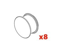 Set 8 tappi per foro Ø 10 mm per piede Evos RICAMBI SET 8 TAPPI PER