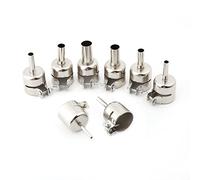 Set 8 Ugelli per Pistola Termica, 3/4/5/6/7/8/10/12 Mm, Adatti per Stazione di Saldatura Ad Aria Calda, Vite di Bloccaggio, Lunga Durata