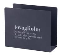 SET 8 VICTIONARY PORTA TOVAGLIOLI METALLO GRIGIO