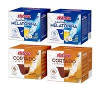 Set 80 Capsule Ristora Compatibili con le Macchine ad uso domestico DOLCE GUSTO* 40 Camomilla 40 Cortado