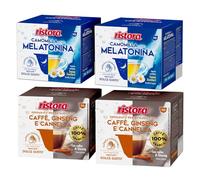 Set 80 Capsule Ristora Compatibili con le Macchine ad uso domestico DOLCE GUSTO* 40 Camomilla 40 Ginseng cannella
