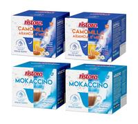 Set 80 Capsule Ristora Compatibili con le Macchine ad uso domestico Nescafè®* Dolce Gusto®* 40 Camomilla arancia miele 40 Mokaccino