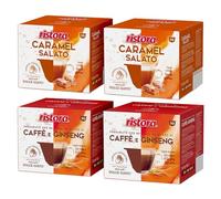 Set 80 Capsule Ristora Compatibili con le Macchine ad uso domestico Nescafè®* Dolce Gusto®* 40 Caramello salato 40 Ginseng