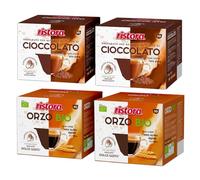 Set 80 Capsule Ristora Compatibili con le Macchine ad uso domestico Nescafè®* Dolce Gusto®* 40 Cioccolato 40 Orzo