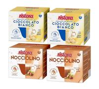 Set 80 Capsule Ristora Compatibili con le Macchine ad uso domestico Nescafè®* Dolce Gusto®* 40 Cioccolato bianco 40 Nocciolino