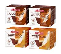 Set 80 Capsule Ristora Compatibili con le Macchine ad uso domestico Nescafè®* Dolce Gusto®* 40 Cioccolato 40 Cortado