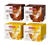 Set 80 Capsule Ristora Compatibili con le Macchine ad uso domestico Nescafè®* Dolce Gusto®* 40 Cioccolato 40 Infuso Zenzero e Limone