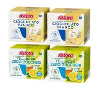 Set 80 Capsule Ristora Compatibili con le Macchine ad uso domestico Nescafè®* Dolce Gusto®* 40 Cioccolato bianco 40 The al limone da zuccherare