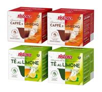 Set 80 Capsule Ristora Compatibili con le Macchine ad uso domestico Nescafè®* Dolce Gusto®* 40 Ginseng 40 The al limone