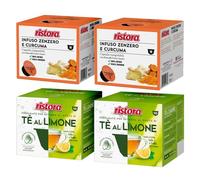 Set 80 Capsule Ristora Compatibili con le Macchine ad uso domestico Nescafè®* Dolce Gusto®* 40 Infuso zenzero e curcuma 40 The al limone