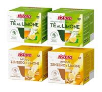 Set 80 Capsule Ristora Compatibili con le Macchine ad uso domestico Nescafè®* Dolce Gusto®* 40 Infuso Zenzero e Limone 40 The al limone