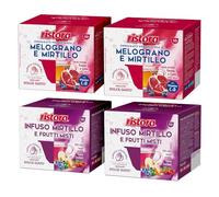 Set 80 Capsule Ristora Compatibili con le Macchine ad uso domestico Nescafè®* Dolce Gusto®* 40 Melograno e mirtillo 40 Infuso mirtilli frutti rossi