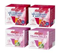 Set 80 Capsule Ristora Compatibili con le Macchine ad uso domestico Nescafè®* Dolce Gusto®* 40 Melograno e mirtillo 40 Tisana relax